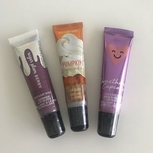 BBW lipgloss trio